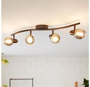 Eglo 98626 - Luce Spot POLLICA 4xE14/28W/230V