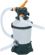 POMPA CON FILTRO A SABBIA art.58515 FLOWCLEAR PORTATA 2.006 LITRI per piscine fino a 16.000 lt. BESTWAY