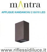 Mantra applique Kandanchu grigio scuro  led 10W IP54