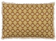 Cuscino Cotone Marrone Beige 60 x 40 cm