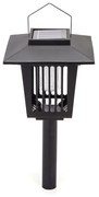 Lampioncino segnapassi Antizanzare Led Jail 0,03W Nero con pannello solare IP44 Bianco freddo 6500K con sensore crepuscolare Aigostar