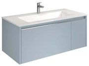 Mobile da bagno sotto lavabo Cielo blu opaco L 100 x H 40 x P 45.5 cm 1 cassetto 1 anta, lavabo non incluso