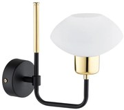 Argon 8032 - Lampada da parete RAVELLO 1xE14/15W/230V nero/oro