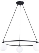 Sollux SL.1213 - Lampadario a sospensione con filo YOLI 3xG9/8W/230V nero