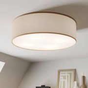 Plafoniera soffitto Rondo TK Lighting, dimmerabile, Crema / Ambra, Camera da letto, Tessuto / Stoffa / Seta, Moderno, Plafoniera