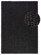 Tappeto in juta nera 80x150 cm Bouclé - Hanse Home