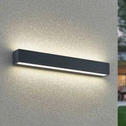 Arcchio Lucande Applique a LED Lengo, 50 cm, antracite, su/giù, CCT