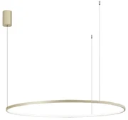 Lampada a sospensione a Led SOEL 100 in metallo verniciato ORO