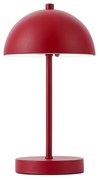 Lampada da tavolo da esterno rosso scuro con LED dimmerabile a 3 livelli IP44 ricaricabile - Keira