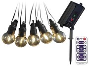 Catena LED solare 10xLED/0,5/4,5V 12 m 3000K IP44 + +TC