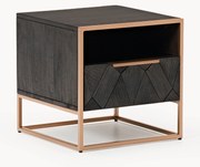 Comodino in legno di mango massiccio Harry