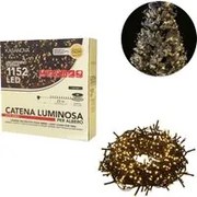 Luci albero di Natale 1152 miniled bianco caldo