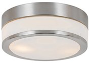 Lampada da soffitto per esterni moderna in acciaio 23 cm IP44 - Flavi