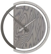 CalleaDesign Orologio da parete moderno Zaki grigio effetto legno