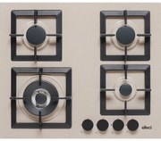 Piano cottura 4 fuochi ELLECI avana griglie in ghisa