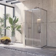 Kamalu - Box doccia angolare 80x80 cristallo 8mm KI1000