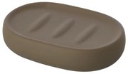 Portasapone da appoggio linea Sidney in ceramica tortora