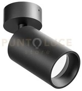 Gfa1395- faretto spot orientabile nero satinato d.5,7cm 1 luce atta...