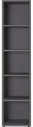Libreria antracite 45x197 cm Agenda - Germania