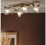 ONLI - Plafoniera ARIANNA 4xE14/6W/230V bronzo