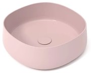 Lavabo da appoggio tondo in ceramica multicolore