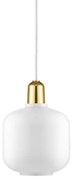 Normann Copenhagen - Amp Lampada a Sospensione Piccolo Bianco/Ottone Normann Copenhagen