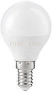 Gla238c- lampadina attacco e14 3000k 360lm 5w golobo in plastica opale