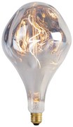 Lampadina LED dimmerabile E27 A165 argento 6W 160lm 1800K
