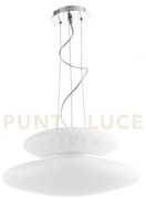 Sospensione pagoda d.50cm 3+2 luci attacco e27 altezza 21cm max 100...