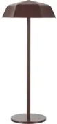 Lampada da tavolo senza fili 33 cm ombrello marrone