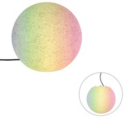 Lampada da esterno intelligente grigia 35 cm IP65 con LED - Nura