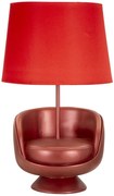 Lampada da Tavolo Retro Rossa Ø 26x43 cm
