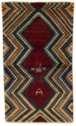 Gabbeh Tappeto persiano 80 x 140 Rosso (Iran) Annodato A Mano