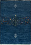 Gabbeh Tappeto 100x140 (Iran) Annodato A Mano