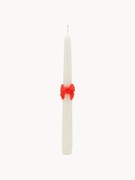 Candele a bastoncino dipinte a mano, Classic Bow 2 pz