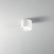 Plafoniera In Alluminio Moderna Geo Bianco 1 Luce