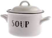 Pentola in ceramica con coperchio 700 ml Soup - Dakls