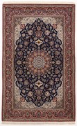 Isfahan Tappeto 240x150 (Iran) Annodato A Mano
