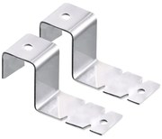 Ganci in acciaio inox in set da 2 - Maximex