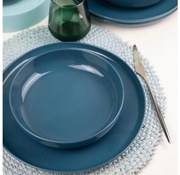 Set da tavola 12 pezzi blu/porcellana