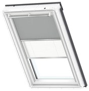 Tenda combinata per finestra da tetto oscurante e filtrante VELUX DFD CK06 0705S L 55 x H 118 cm grigio