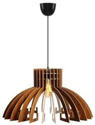 Lampadario a sospensione con filo 1xE27/60W/230V marrone diametro 39 cm