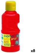 Pittura a tempera Giotto   Rosso 250 ml (8 Unità)