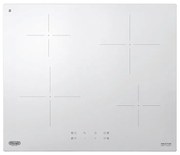 Piano cottura induzione 4 zone L 60 cm PIB 62 DE'LONGHI bianco