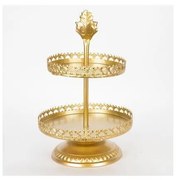 Vassoio decorativo diametro 25,5 cm oro