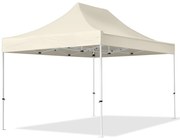 TOOLPORT 3x4,5m gazebo pieghevole, ECONOMY acciaio, crema - (581840)