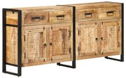 Credenza 172x35x80 cm in legno massello di mango