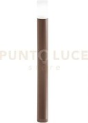 Lampo paletto in alluminio corten opaco  1 luce attacco e27 ip54 h....