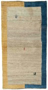 Gabbeh Tappeto persiano 160x80 Beige (Iran) Annodato A Mano