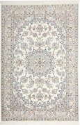 Nain Tappeto persiano 140x200 Beige (Iran) Annodato A Mano